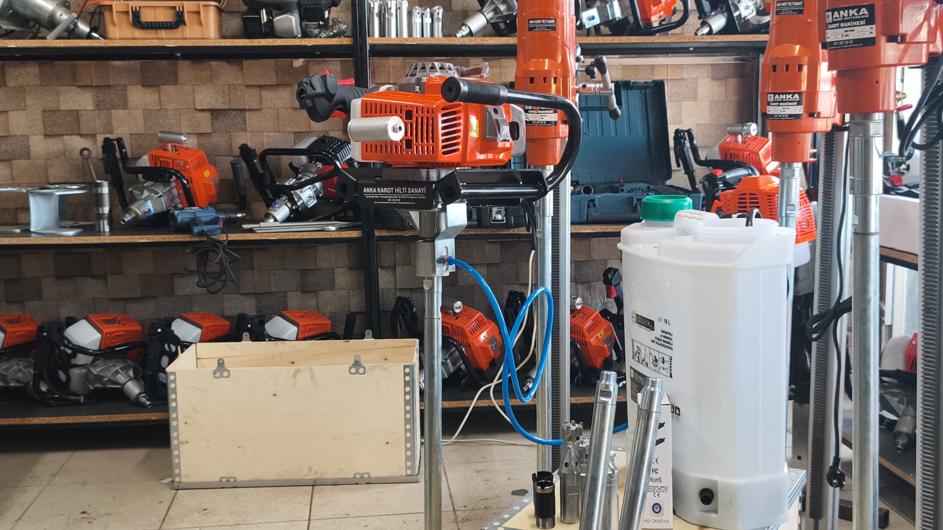 5,5 Redüktörlü El Karot Makinesi